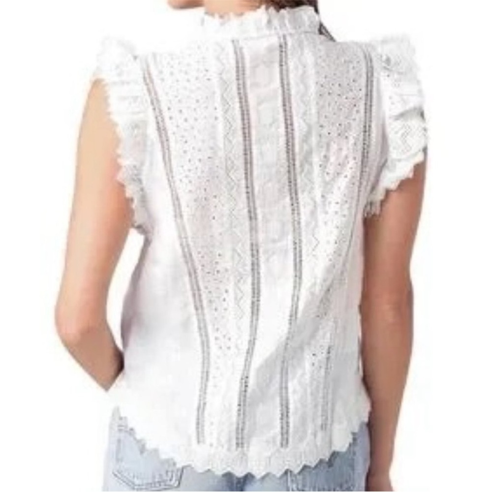 Frame Lauren Blouse Top Size Small - Picture 2 of 6